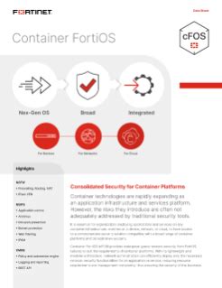 container fortios|SOLUTION BRIEF Understanding FortiOS— The Heart of the Fortinet  .